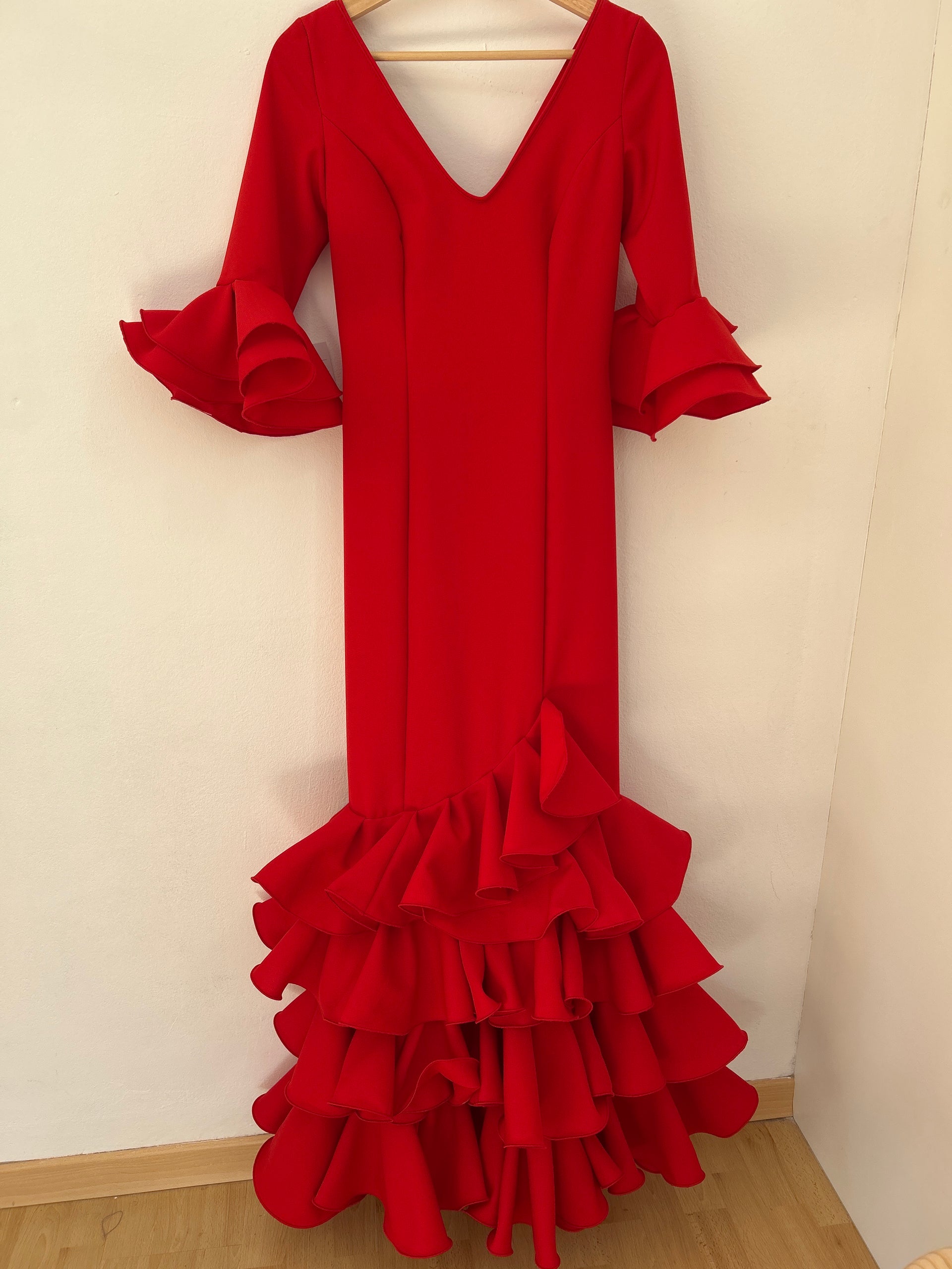 VESTIDO ROCIO ROJO T36