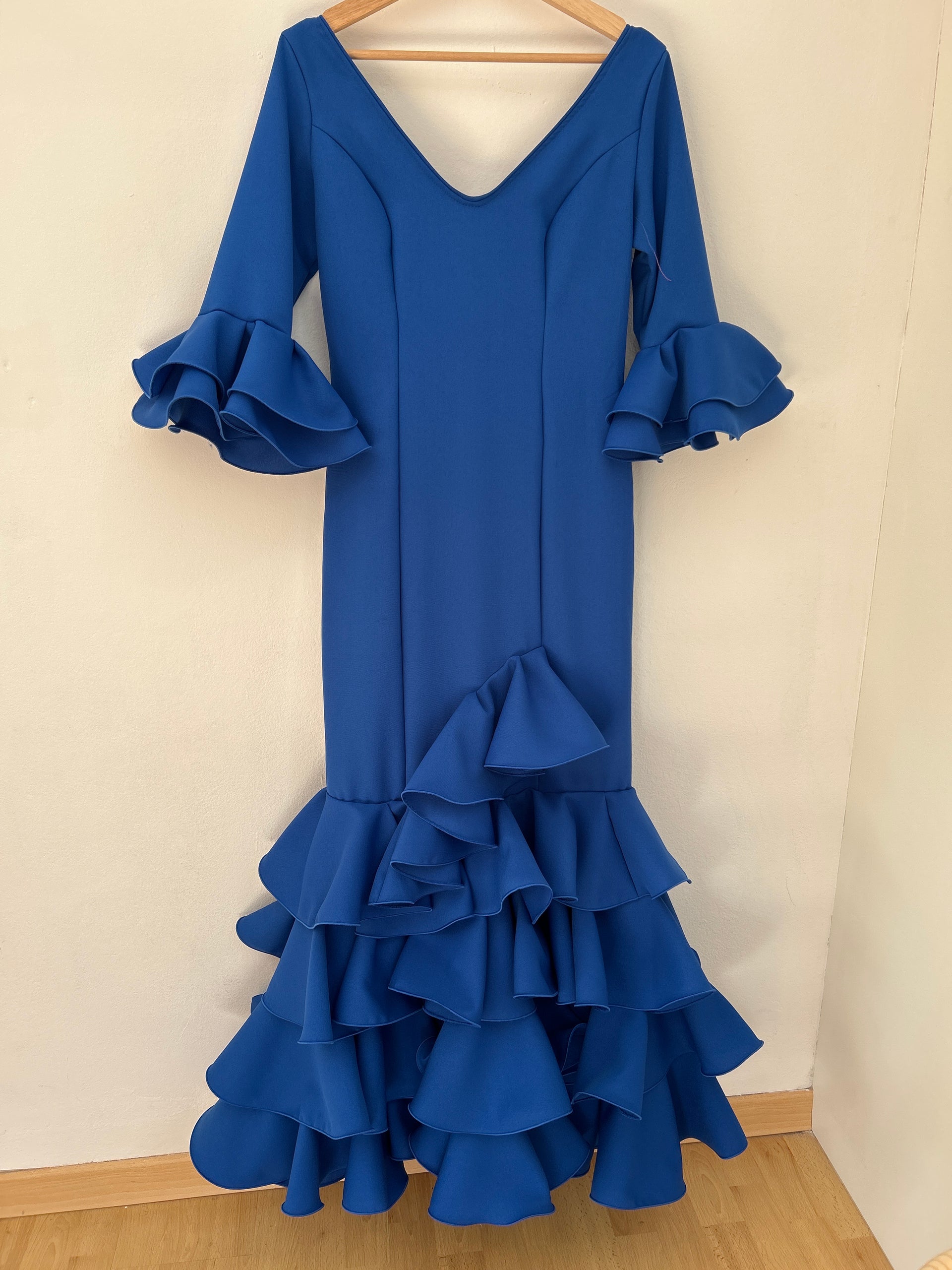 VESTIDO ROCIO AZULINA T38 Y T44