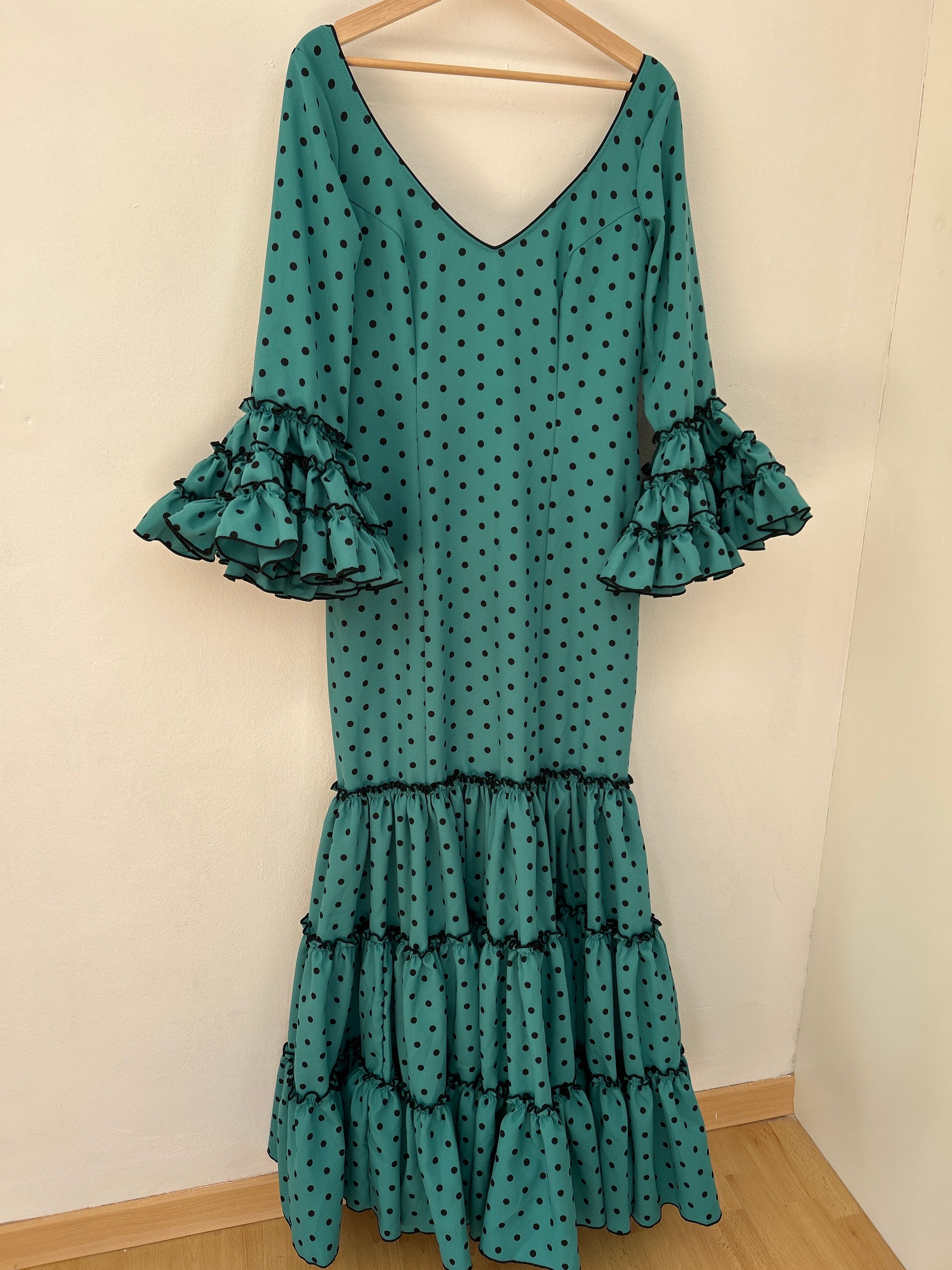 VESTIDO MARAVILLA T44 VERDE