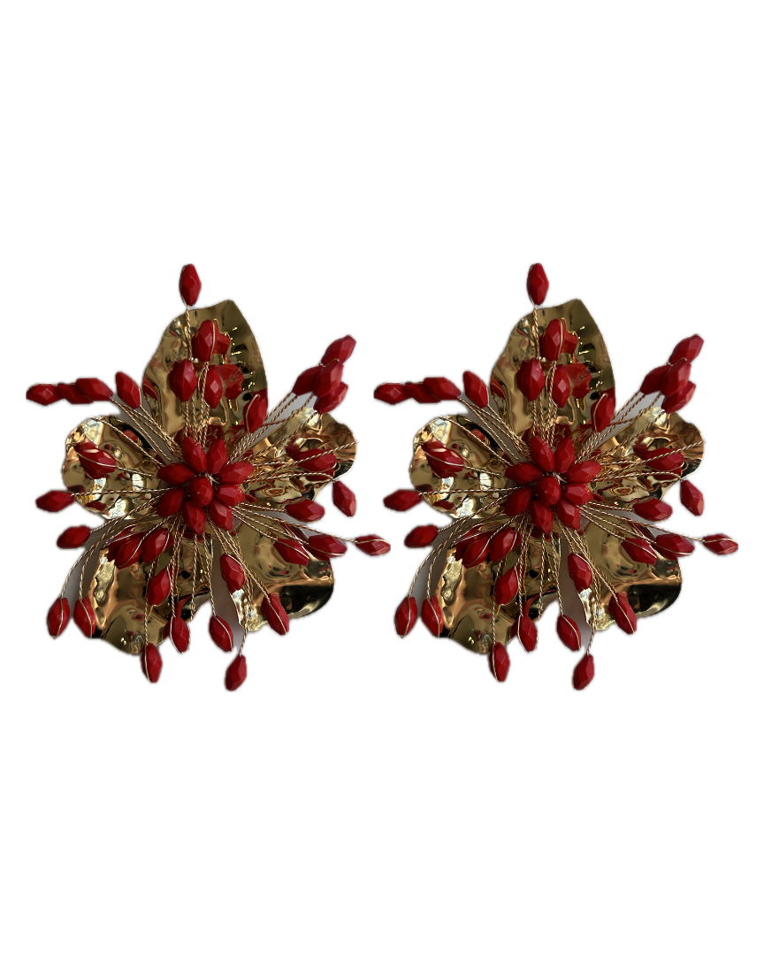 PENDIENTES FLOR DESTELLO