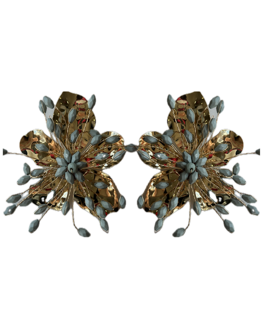 PENDIENTES FLOR DESTELLO