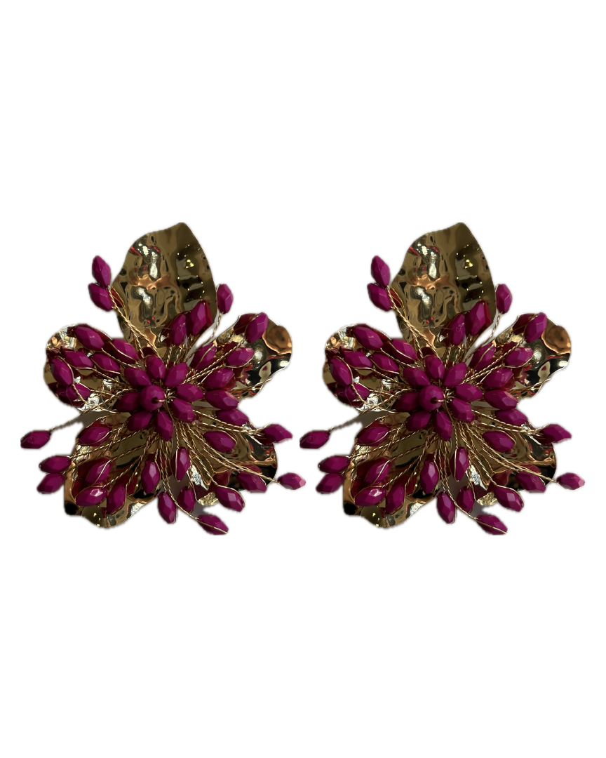 PENDIENTES FLOR DESTELLO
