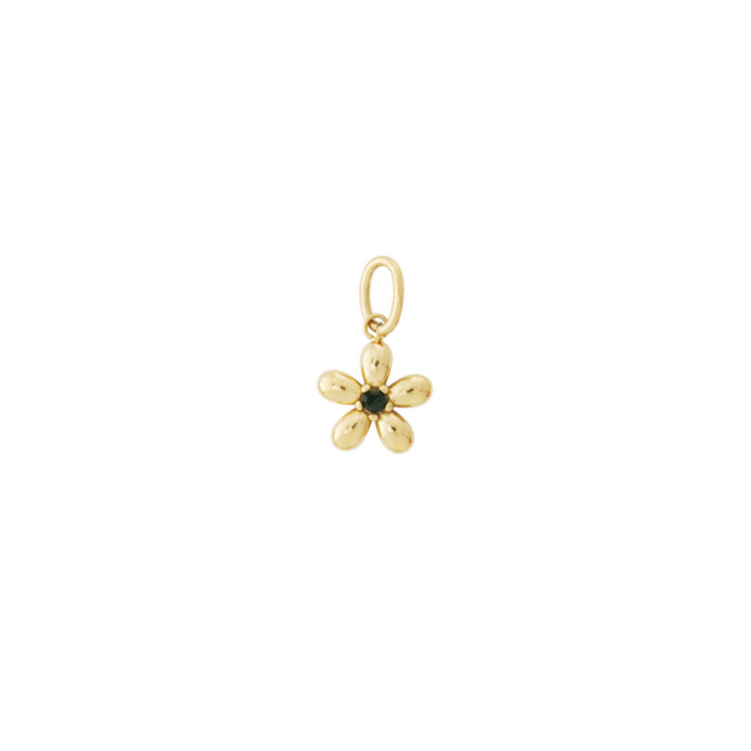 BLACK FLOWER CHARM