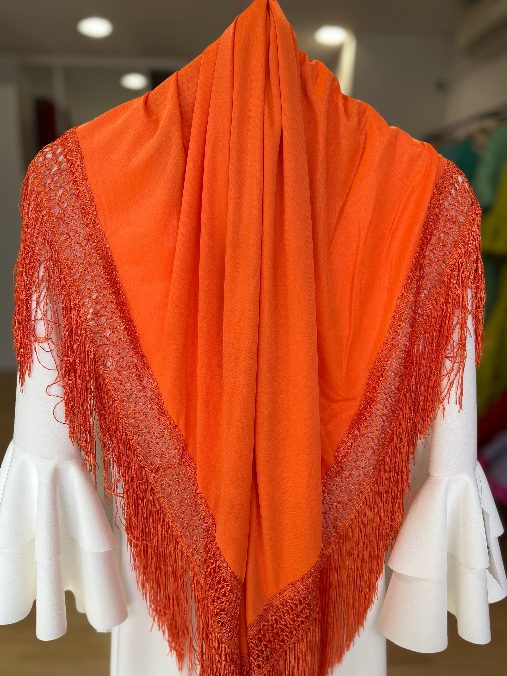MANTONCILLO NARANJA LISO