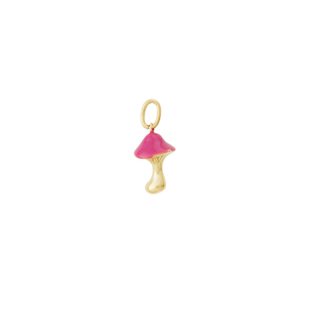 PINK MUSHROOM CHARM