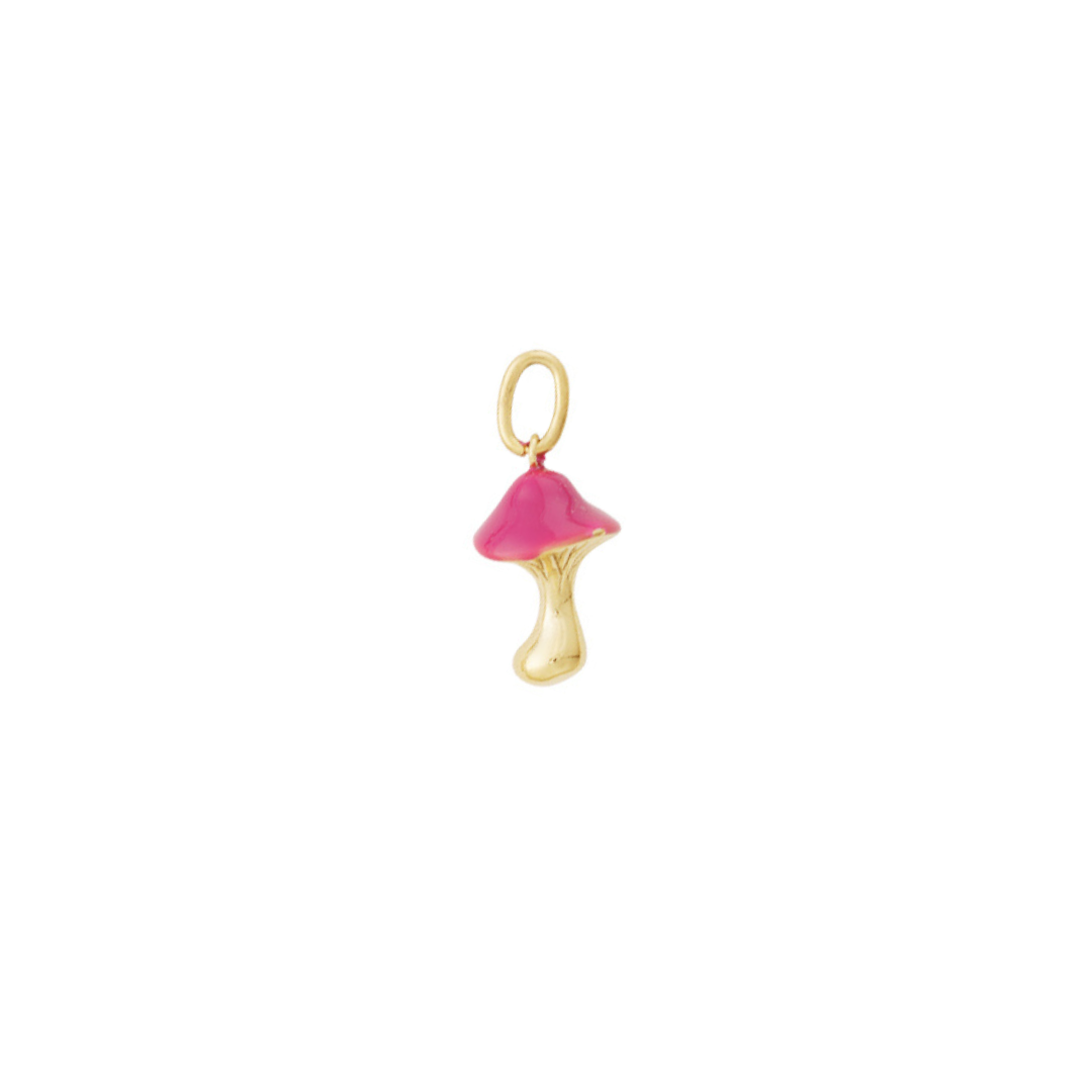 PINK MUSHROOM CHARM