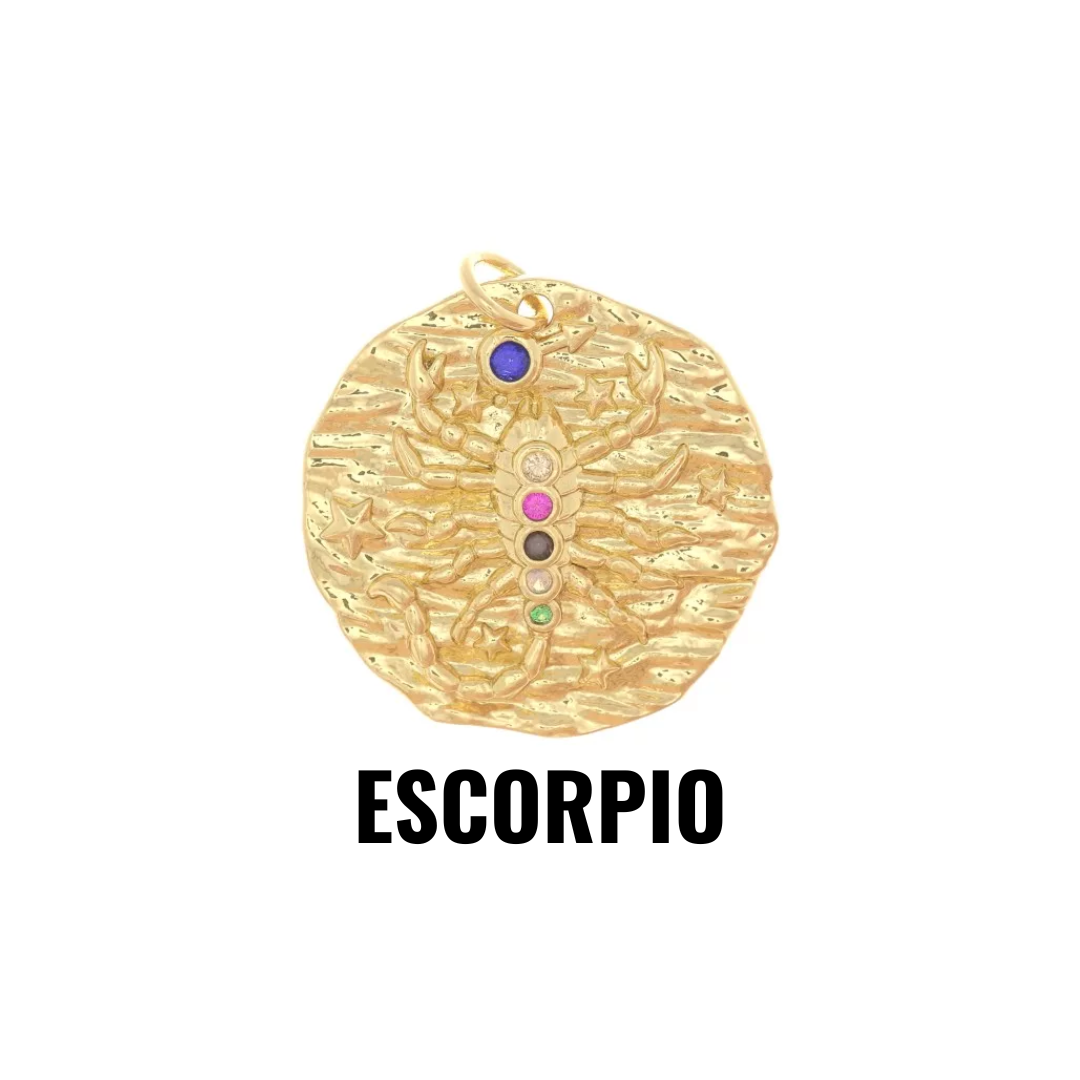 MEDALLA ZODIACO ESCORPIO